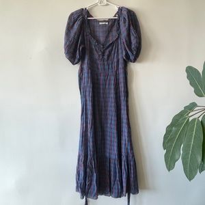 Doen Adobe Dress in French Plaid